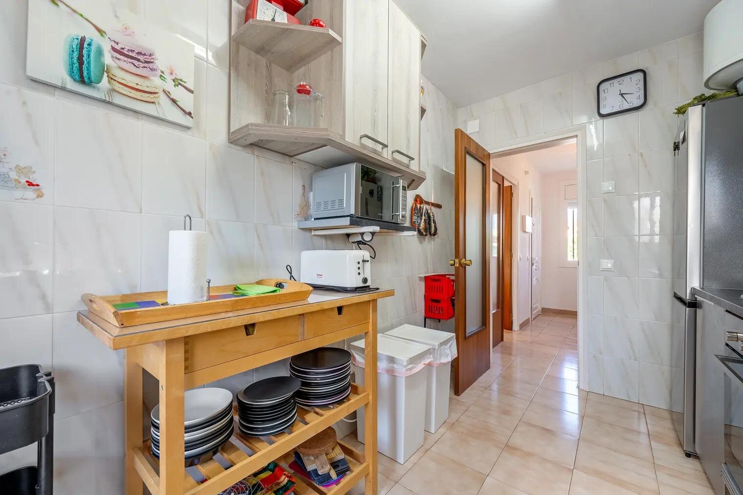 La cuisine et son espace repas